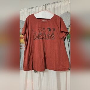 Womens Plus Size Peanuts Snoopy 1x